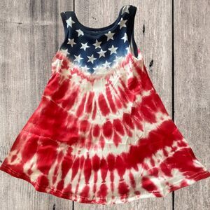 Girls Fourth of July Tank Dress